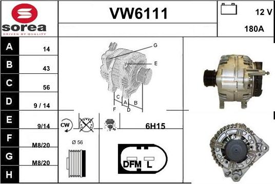 Sera VW6111 - Ģenerators ps1.lv