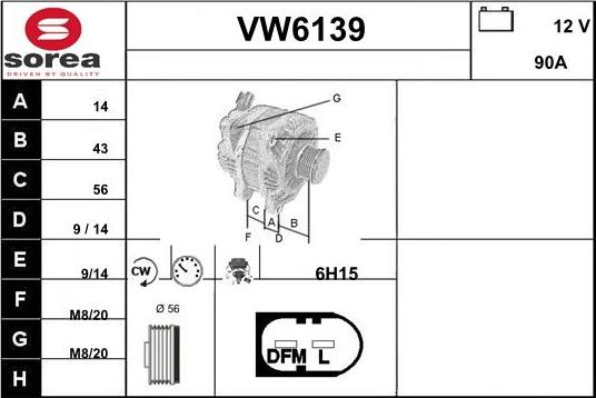 Sera VW6139 - Ģenerators ps1.lv