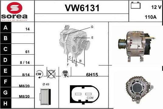 Sera VW6131 - Ģenerators ps1.lv