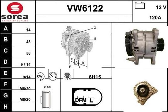 Sera VW6122 - Ģenerators ps1.lv