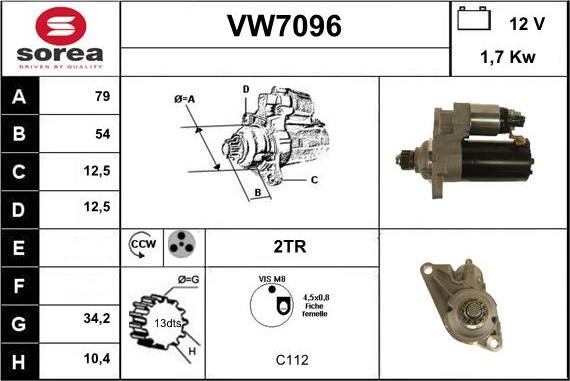 Sera VW7096 - Starteris ps1.lv