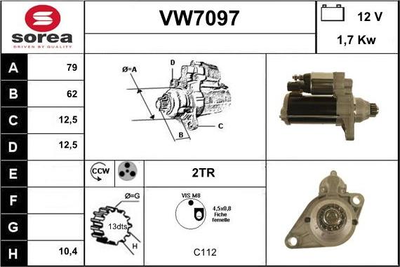 Sera VW7097 - Starteris ps1.lv