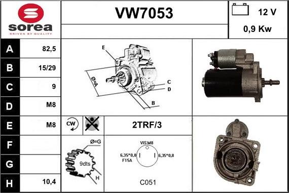 Sera VW7053 - Starteris ps1.lv