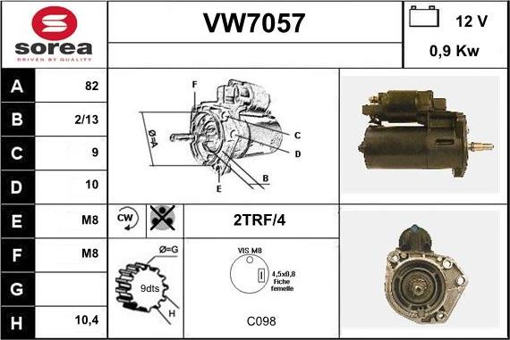 Sera VW7057 - Starteris ps1.lv