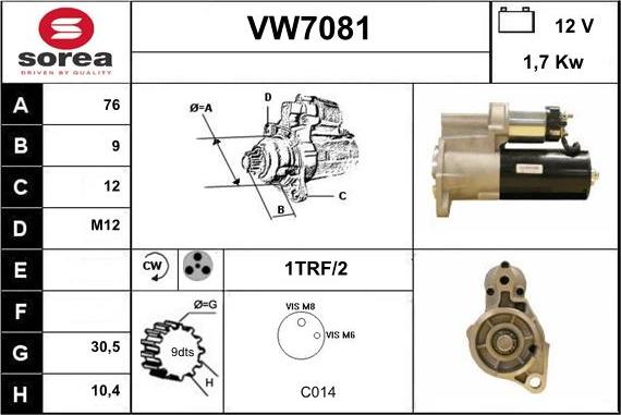 Sera VW7081 - Starteris ps1.lv