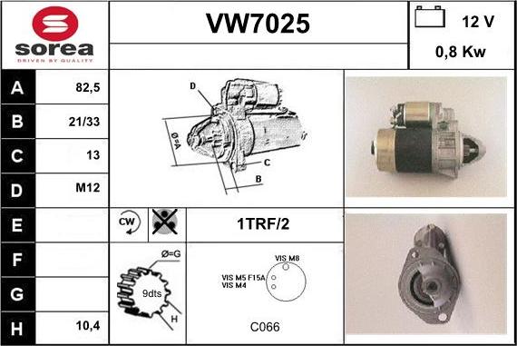 Sera VW7025 - Starteris ps1.lv