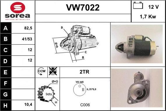 Sera VW7022 - Starteris ps1.lv