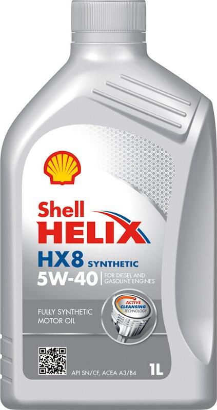 Shell 5W40 HELIX HX8 SYNTHETIC 1L - Motoreļļa ps1.lv