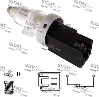 Sidat 5.140033A2 - Bremžu signāla slēdzis ps1.lv