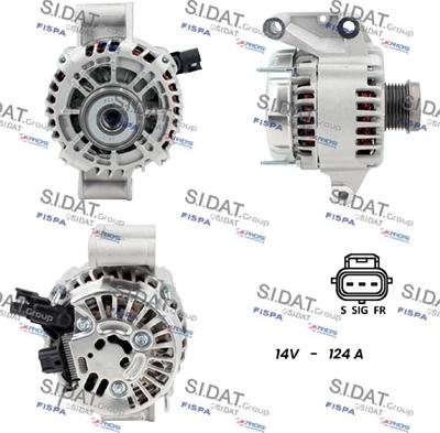 Sidat A12VS1167A2 - Ģenerators ps1.lv