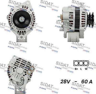 Sidat A24MH0062A2 - Ģenerators ps1.lv