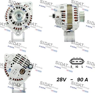 Sidat A24MH0027A2 - Ģenerators ps1.lv