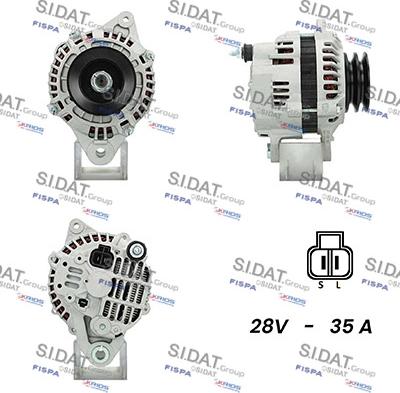 Sidat A24MH0129A2 - Ģenerators ps1.lv