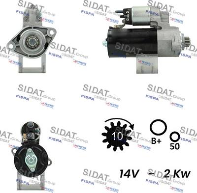 Sidat S12BH0460A2 - Starteris ps1.lv