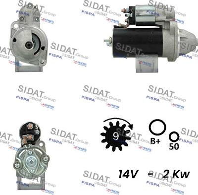 Sidat S12BH0532A2 - Starteris ps1.lv