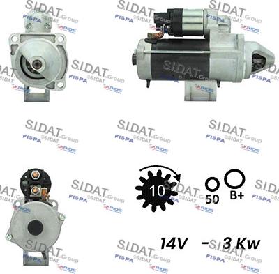 Sidat S12BH0663A2 - Starteris ps1.lv