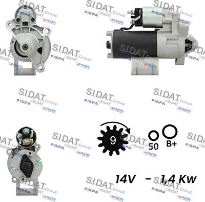 Sidat S12BH0613A2 - Starteris ps1.lv