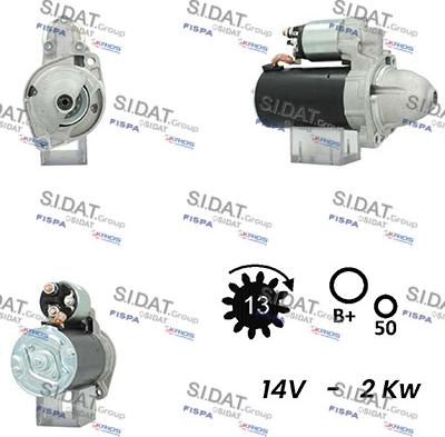 Sidat S12BH0680A2 - Starteris ps1.lv