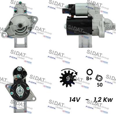 Sidat S12BH0168A2 - Starteris ps1.lv