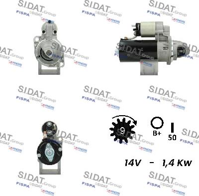 Sidat S12BH0103A2 - Starteris ps1.lv