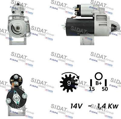 Sidat S12BH0315A2 - Starteris ps1.lv