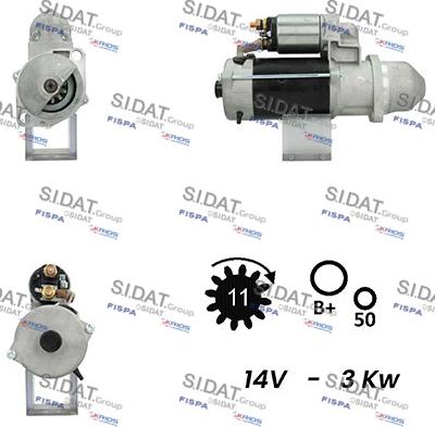 Sidat S12BH0701A2 - Starteris ps1.lv