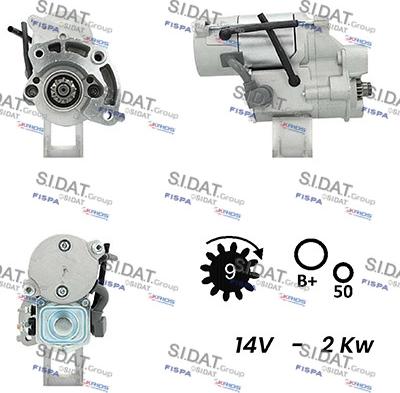 Sidat S12DE0458A2 - Starteris ps1.lv