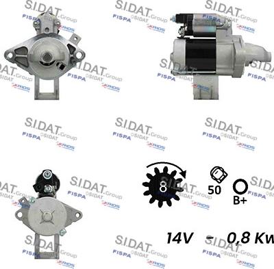 Sidat S12DE0423A2 - Starteris ps1.lv