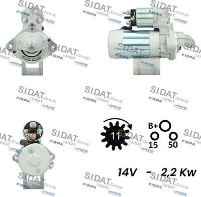 Sidat S12DE0057A2 - Starteris ps1.lv