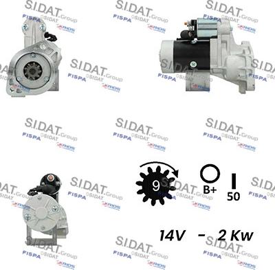 Sidat S12HT0568A2 - Starteris ps1.lv