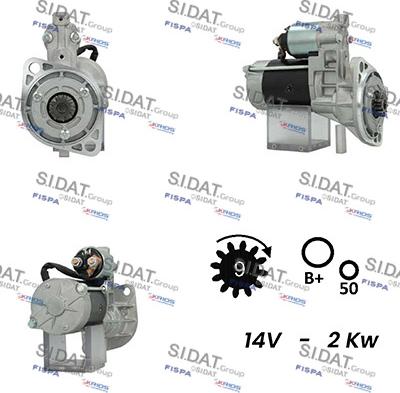 Sidat S12HT0510A2 - Starteris ps1.lv