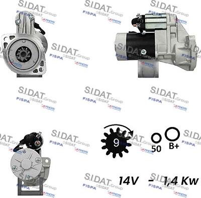 Sidat S12HT0575A2 - Starteris ps1.lv