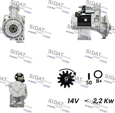 Sidat S12HT0311A2 - Starteris ps1.lv