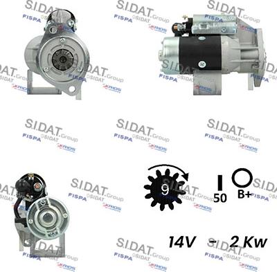 Sidat S12HT0330A2 - Starteris ps1.lv