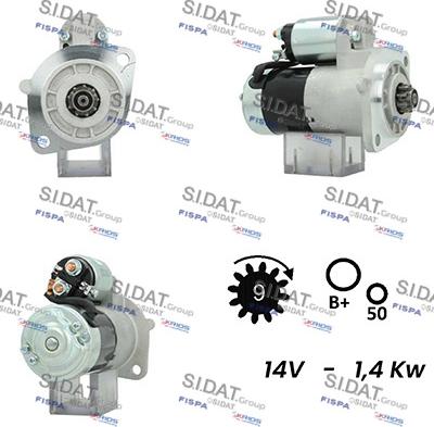 Sidat S12HT0204A2 - Starteris ps1.lv