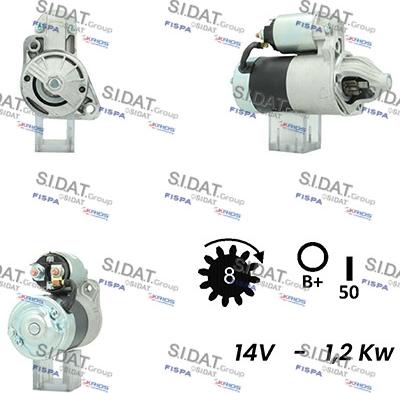 Sidat S12MH0553A2 - Starteris ps1.lv