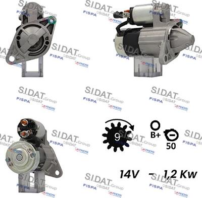 Sidat S12MH0501A2 - Starteris ps1.lv