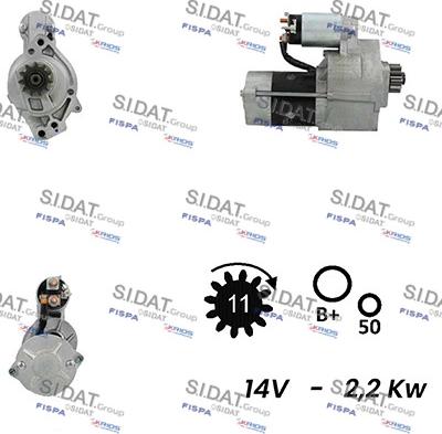 Sidat S12MH0576A2 - Starteris ps1.lv