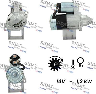 Sidat S12MH0157A2 - Starteris ps1.lv