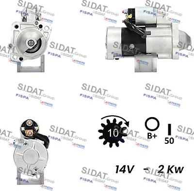 Sidat S12MH0165A2 - Starteris ps1.lv