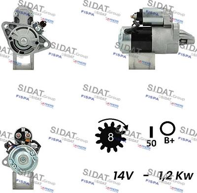 Sidat S12MH0331A2 - Starteris ps1.lv