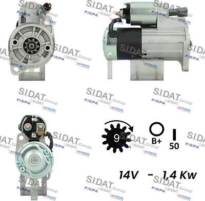 Sidat S12MH0332A2 - Starteris ps1.lv