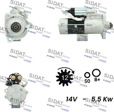 Sidat S12MH0780A2 - Starteris ps1.lv