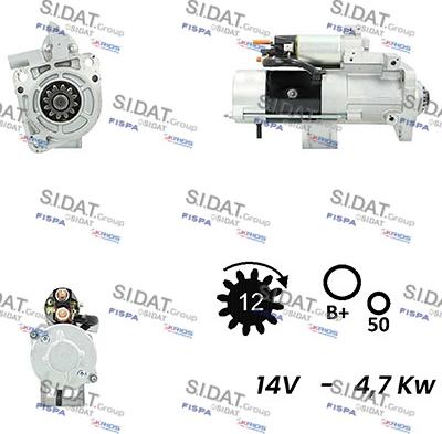 Sidat S12MH0779A2 - Starteris ps1.lv