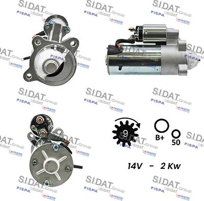 Sidat S12VS0155A2 - Starteris ps1.lv