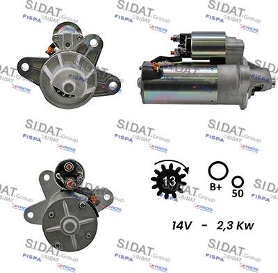 Sidat S12VS0121A2 - Starteris ps1.lv