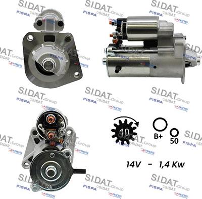 Sidat S12VS0369A2 - Starteris ps1.lv