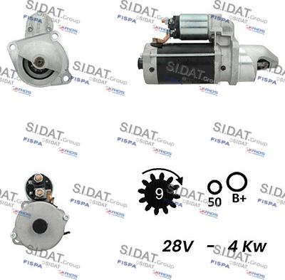 Sidat S24BH0062A2 - Starteris ps1.lv