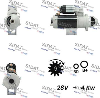 Sidat S24BH0015A2 - Starteris ps1.lv