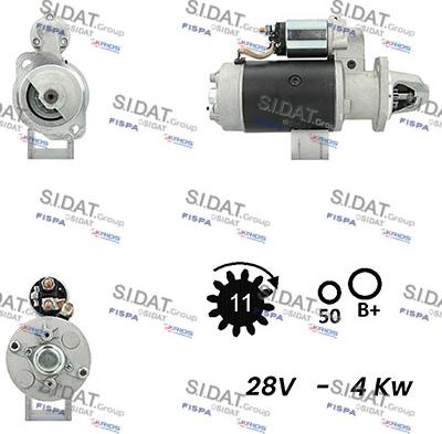 Sidat S24BH0100A2 - Starteris ps1.lv